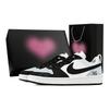 Court Borough Swan Love Song Pantofi de Skateboard cu Top Jos Unisex Negru Albastru DV5456-131(Echipa529-)
