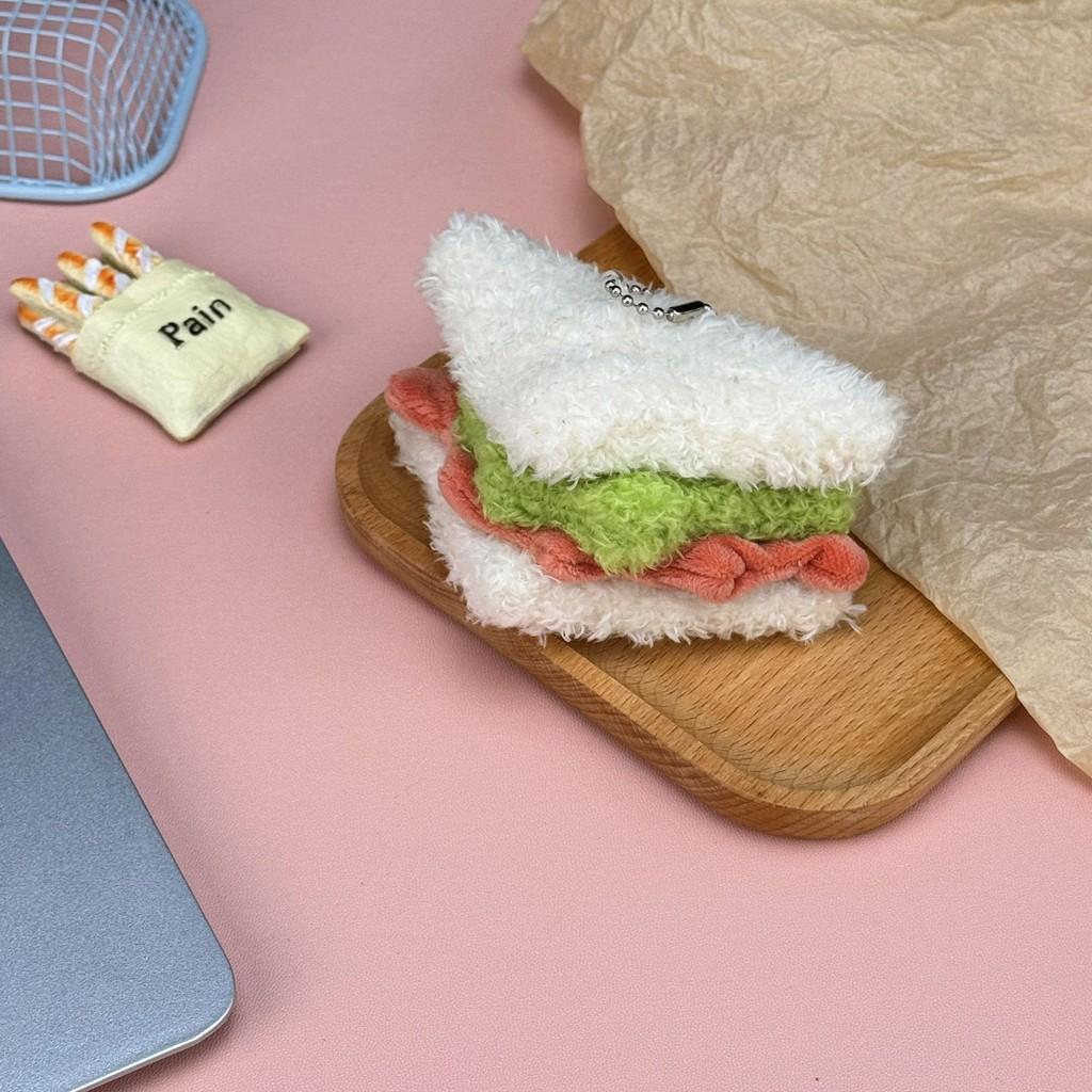 Cake Cherry Cute Burger Three Names Hot Dog Plush Toy Pendant For Bag Decor