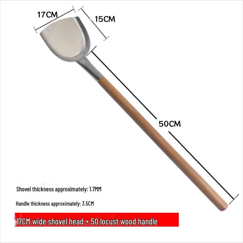 Yude Extra-Large Stainless Steel Commercial Wok Spatula