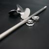 1pcs DIA 40/50/60/70/80/100/120mm 304 Stainless Steel Three-blade Stirring Paddle Laboratory 45 Degree Angle Stirring Blade