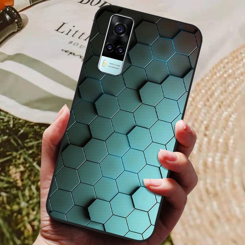 For Coque vivo Y31 2021 Case Silicon Back Cover Phone Case For Vivo V2036 Cases Soft bumper Funda for Vivo Y 31 VivoY31 2021 Bag