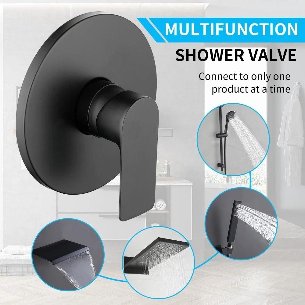 Brass Construction Bath Mixer Aluminum Zinc Zinc Alloy Shower Valve Control Valve  Bathroom Installation