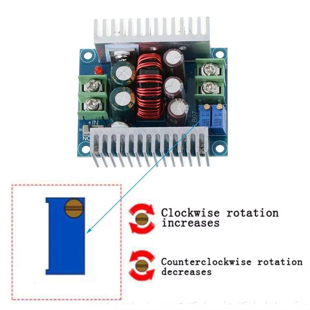 300W DC-DC Buck Converter 20A Step Down Module Safe LED Driver  Wind Turbine Generator