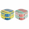 Stainless Steel Lunch Box Students With Utensils Leakproof Compartmentalized Bento 304 Food Grade