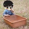 Handmade Woven Rattan Storage Basket