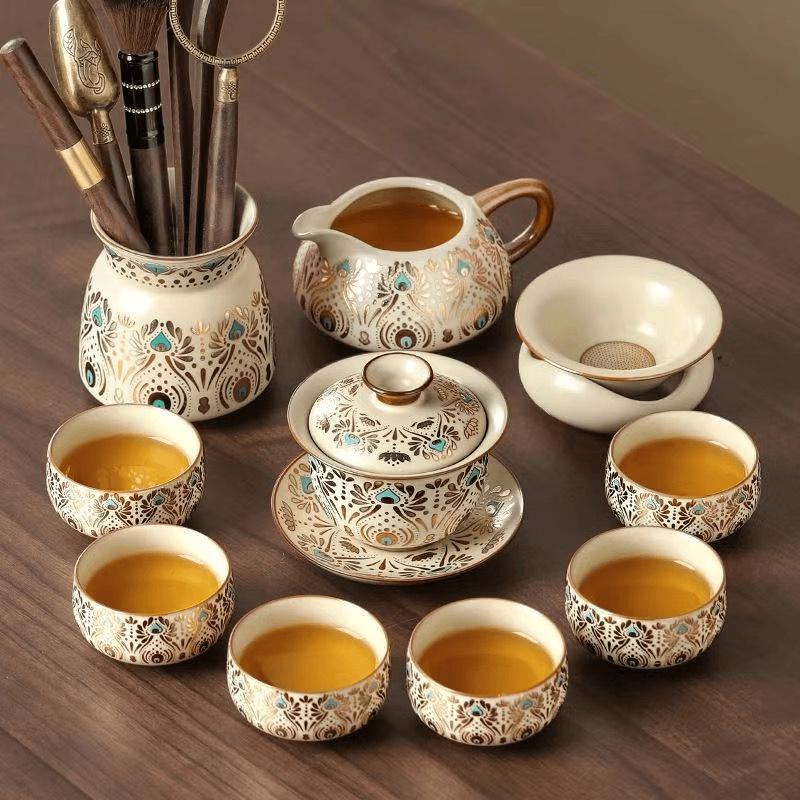 Cha Xun Ru Kiln Gongfu Tea Set