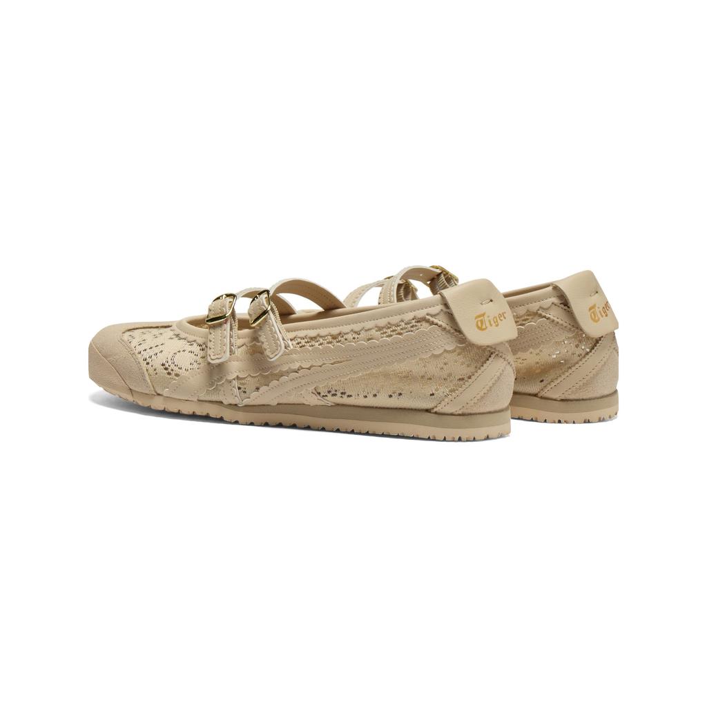 ONITSUKA TIGER MEXICO 66 TGRS Stoff Mary Jane Schuhe Damen Beige 1182A705-250