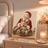 DIY Mrs. Claus Christmas Pearl Diamond Painting Art Kit with Frame. Home Wall Decor Craft Kit. Wall Decoration Gift