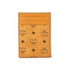MCM Cognac Visetos Card Holder with Multiple Card Slots for Daily Use