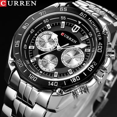 curren stainless steel watch