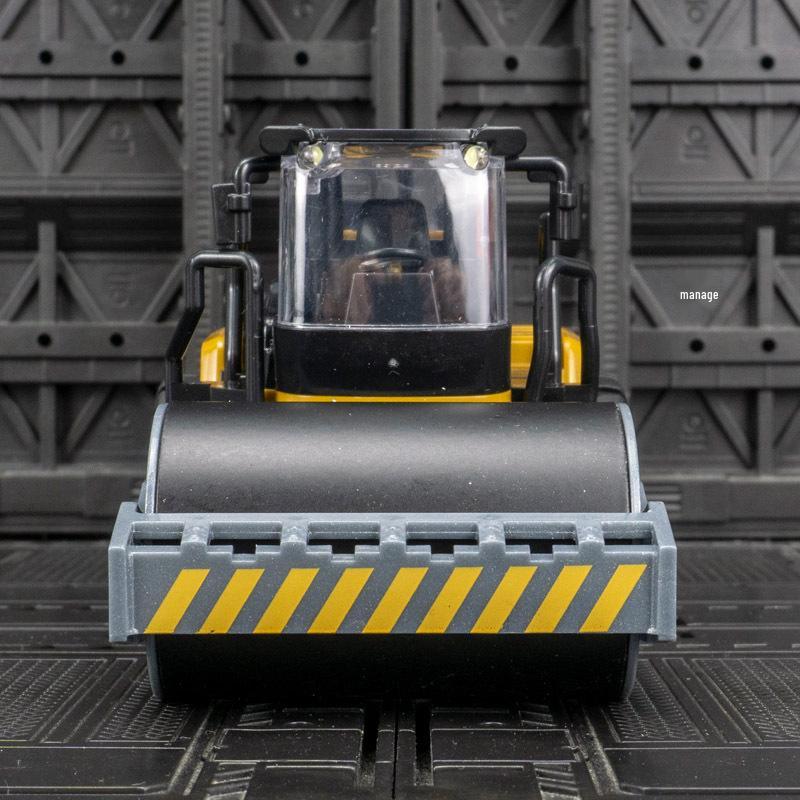 Car Cube 6103A Alloy Engineering Toy Vehicle: Road Roller, Snowplow, Bulldozer, Forklift