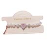 Elegant Heartshaped Artificial Pearl Bracelet With Zirconia For Women Gift Giving