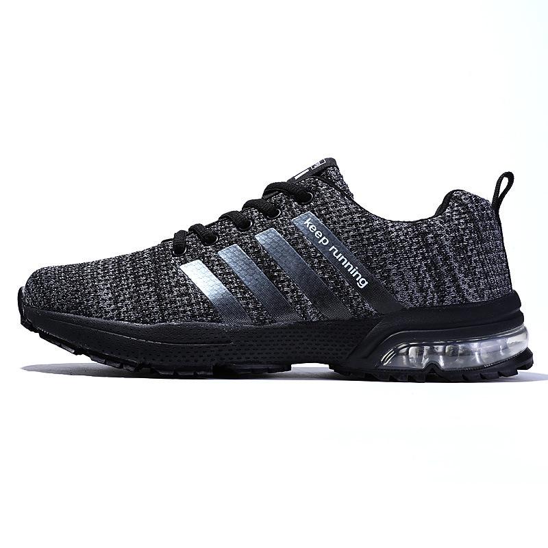 

Breathable Men s Summer Sneaker: Outdoor Air Cushion Running & Casual Shoes for Couples 39 серый