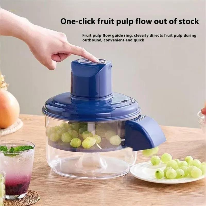 Automatic Electric Machine for Peeling Grapes Skin Dissolving Fruit Preparation Tool Hands-free for Berries and Fruits