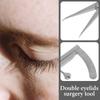 Eyelid Measurement Ruler Stainless Steel Eye Gauge Accurate Double Eyelid Surgery Measurements Portable Eye Tool for Home Travel