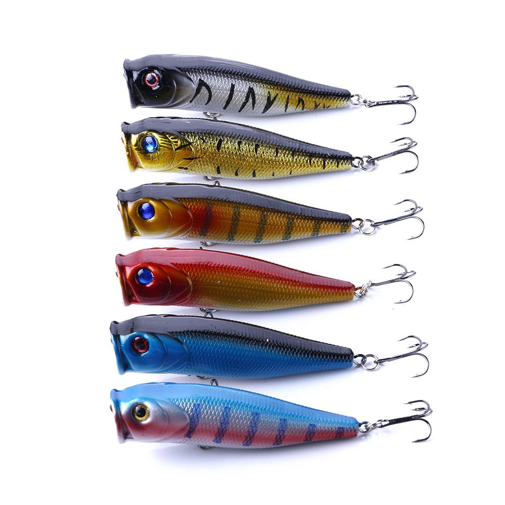 9CM 14G Best Seller floating tail hard minnow artificial plopping popper top water fishing lure for bass (as the picture,90mm&98g/bag)