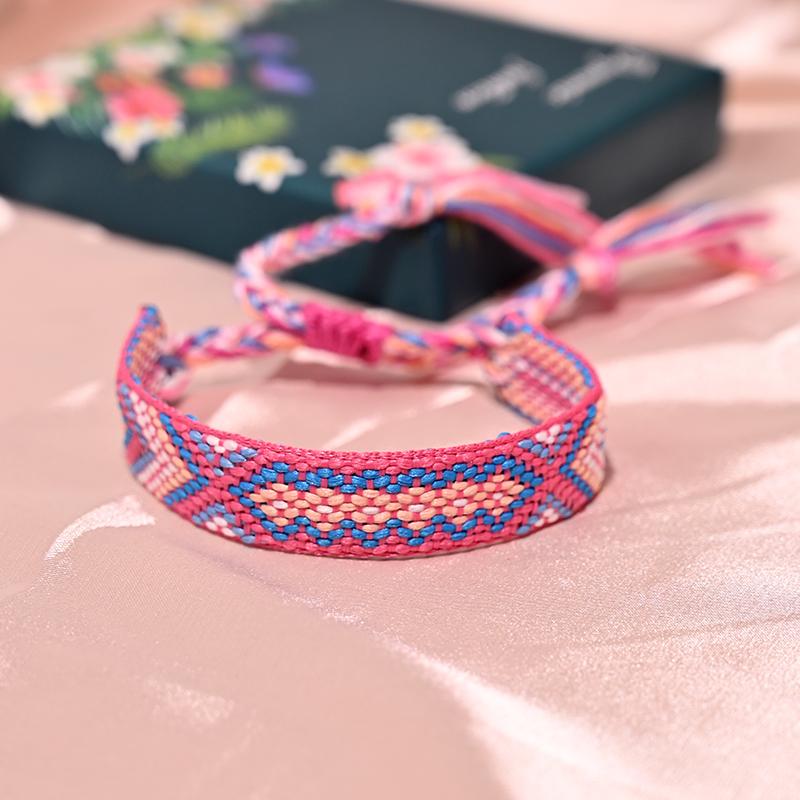 12 Kleuren Bohemia Vriendschap Kwastje Armband voor Vrouwen Mode Katoenen Touw Weven Zomer Strand Boho Meisjes Armbanden