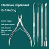 5pcs Cuticle Pliers Stainless Steel Cuticle Trimmer Cuticle Removal Set for Nail and Toe Nail Pedicure Manicure Tools for Family