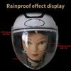 Motorcycle Helmets Protection Film Multifunction  Rain & Fog Resistant Helmets Film Weatherproof Helmets Accessory for Bikes