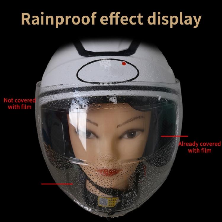 Motorcycle Helmets Protection Film Multifunction  Rain & Fog Resistant Helmets Film Weatherproof Helmets Accessory for Bikes