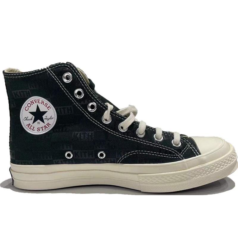 KITH x Converse 1970s Chuck Taylor All Star Espadrillas Casual High-Top Unisex Nere