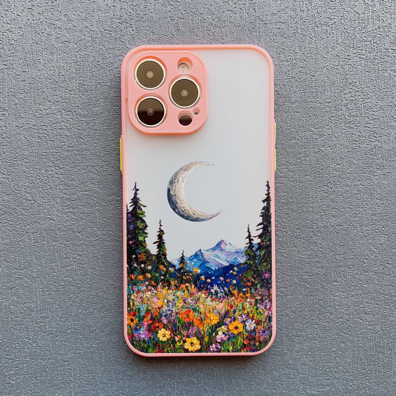 

INS Intermountain Чехол для телефона с цветочным принтом «Ромашки» для iPhone 17 16 15 14 Pro Max Plus 13 12 Mini 11 Pro Max XR XS X Задняя крышка iphone 14Pro