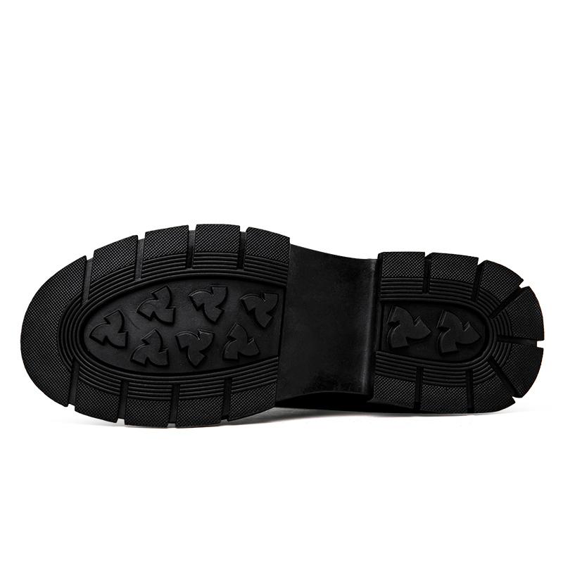 Iarnă Bărbați Piele Naturală Glezna Cizme Cu Fermoare Modă Mărime Mare 46 47