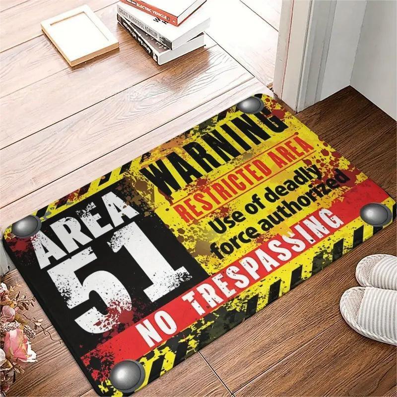 

Gothic Skeleton Carpet Mat Skull Red Roses Rug Welcome Text Black Non-Slip Home Decoration Halloween Floor Mats Kitchen Mat 40X60CM