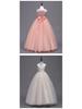 Children's Formal Lace Princess Dress with Long Puffy Skirt for Weddings