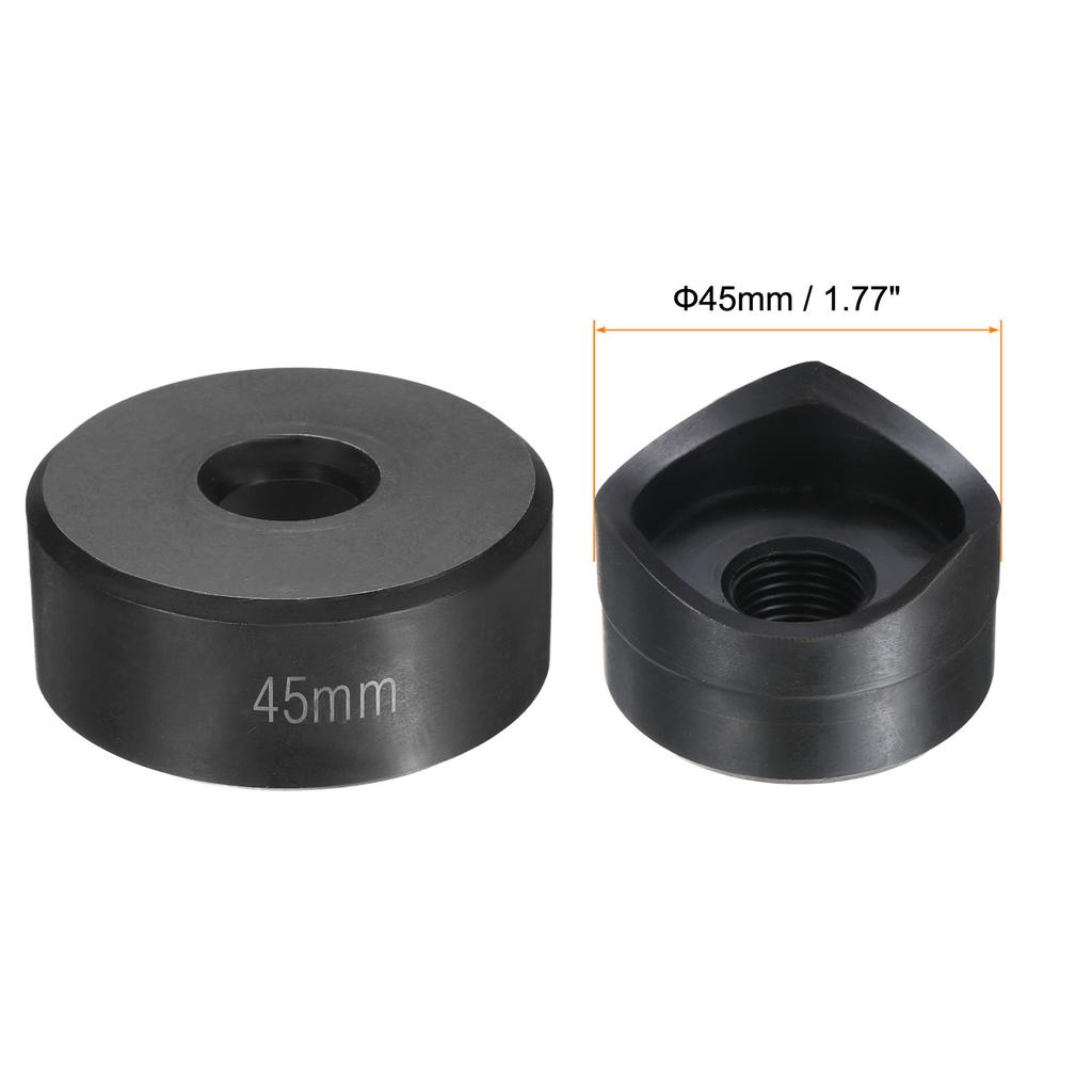 Pumn cu perforare pentru tablă 18mm-50mm Oțel cu rulment Tăiere precisă Kit de pumni manuali pentru lovire Placă de oțel Metal Chiuvetă