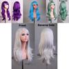 Cross Border Anime Cosplay Wavy Wig With Heat Resistant Fiber For Women