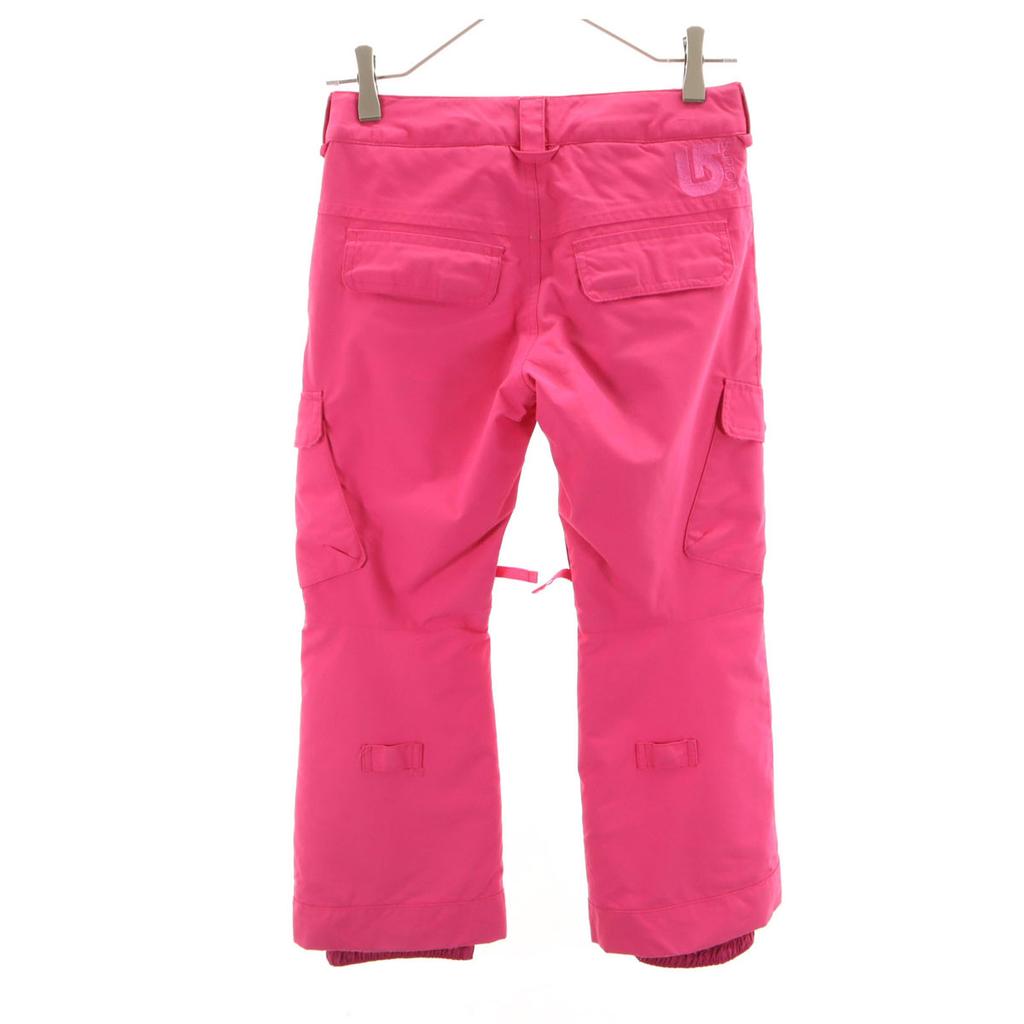 Burton מכנסי מטען סנובורד S ורוד ניאון מרופדים חיצוני לילד משומש