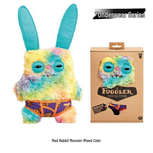 

Оригінальний плюшевий брелок Fuggler Монстр з великими зубами для прорізування зубів - Потворний милий іграшковий брелок зі скарбом у вигляді зуба Genuine