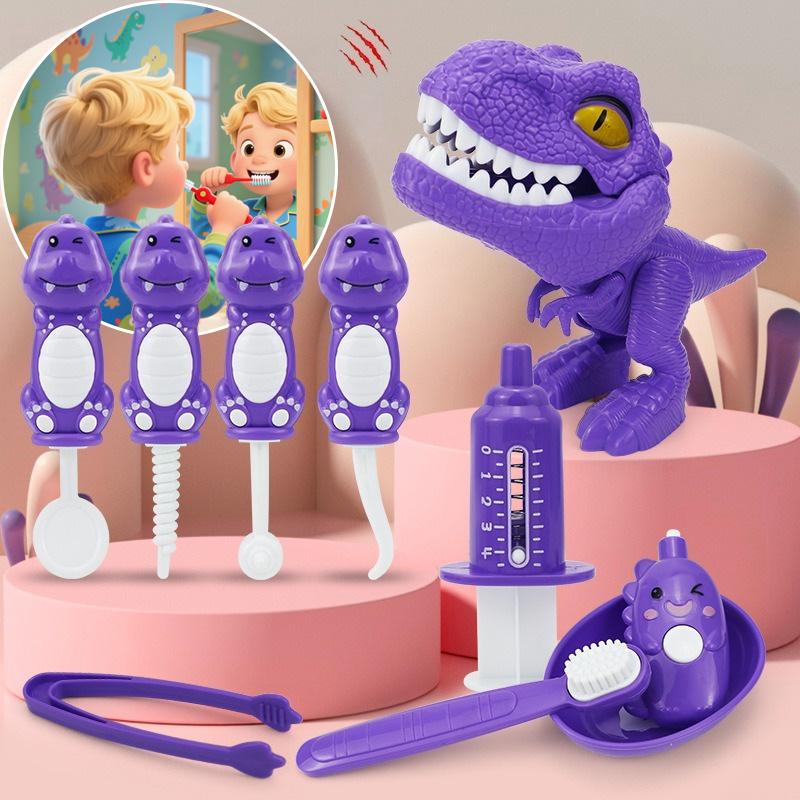 1/10pcs Montessori Educational Toys for Children Early Learning Doctors Role Play Kids Intelligen Brushing Tooth Teaching Aids