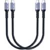 Two 30cm USB 4 SUMPK 240W USB C To USB C 40Gbps Data Transfer and Thunderbolt 4 Compatible Single 8K or Dual 4K Display Video Output Cables, Cable,