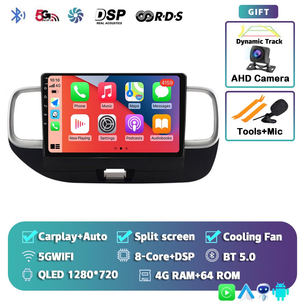 Android 14 Carplay Auto For HYUNDAI Venue 2019 2020 Car Radio Autoradio Multimedia Video Player GPS Navigation Stereo 2din Dvd