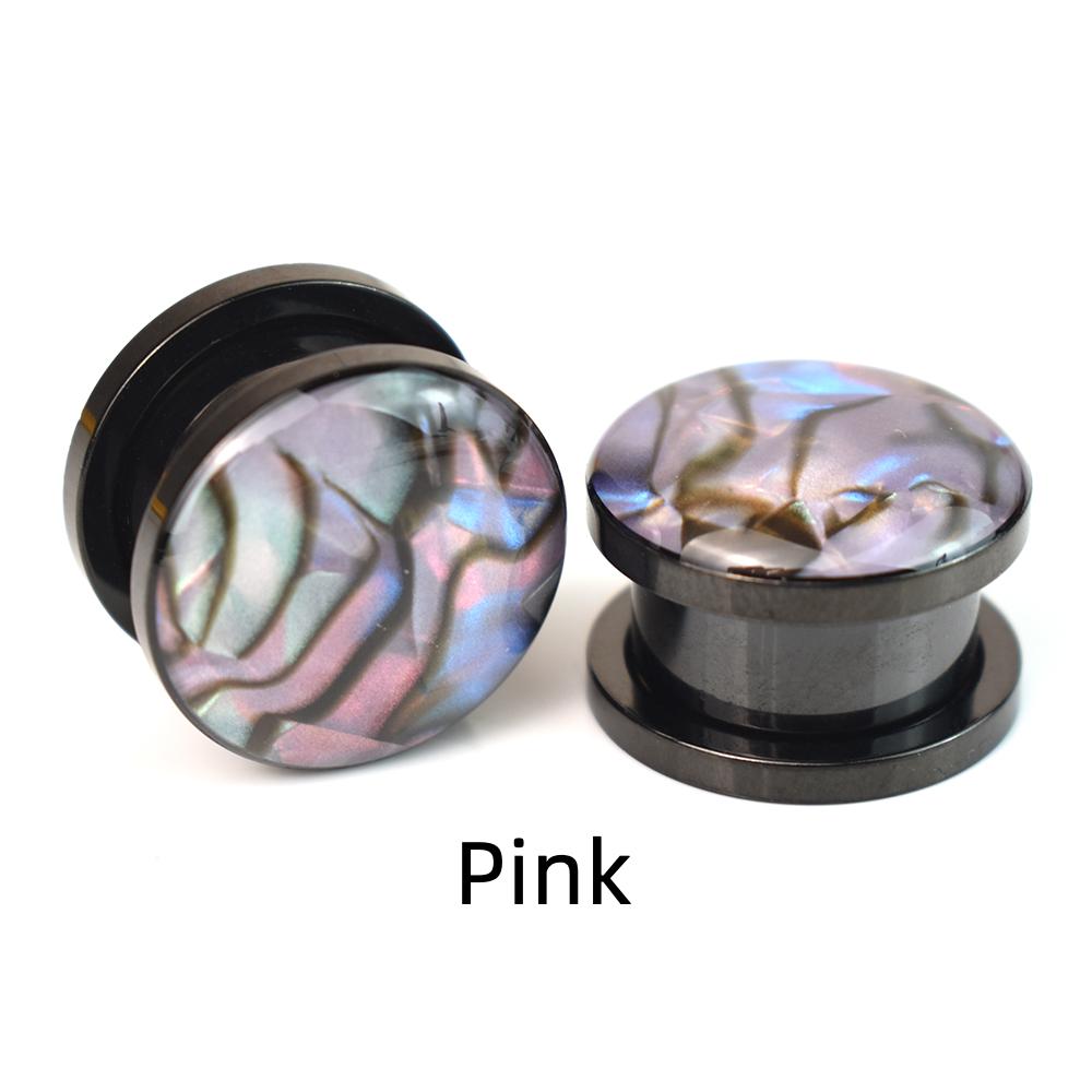 

2 шт., 3-30 мм, шаблон, ушные манометры, заглушки и туннели, винтовые приспособления, растягиватель для ушей, расширитель, ювелирные изделия для пирсинга 10mm розовый