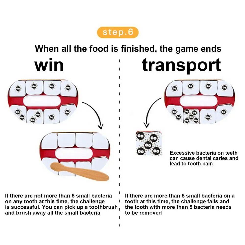 Se Simulací Kartáčku na Zuby Hra Čištění Zubů Počítání Zubní Obrana Desková Hra Kluci Dívky