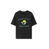 Fashion Casual Comfortable Soft Short Sleeve Drop Shoulder T-Shirt Women Tops Carbon-Black L225W185-0018
