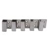 5PCS Stainless Steel Flat Hooks Hanger Ceramic Tile Billboard Display Board Holder Braces Brackets Fasteners Screws Nails