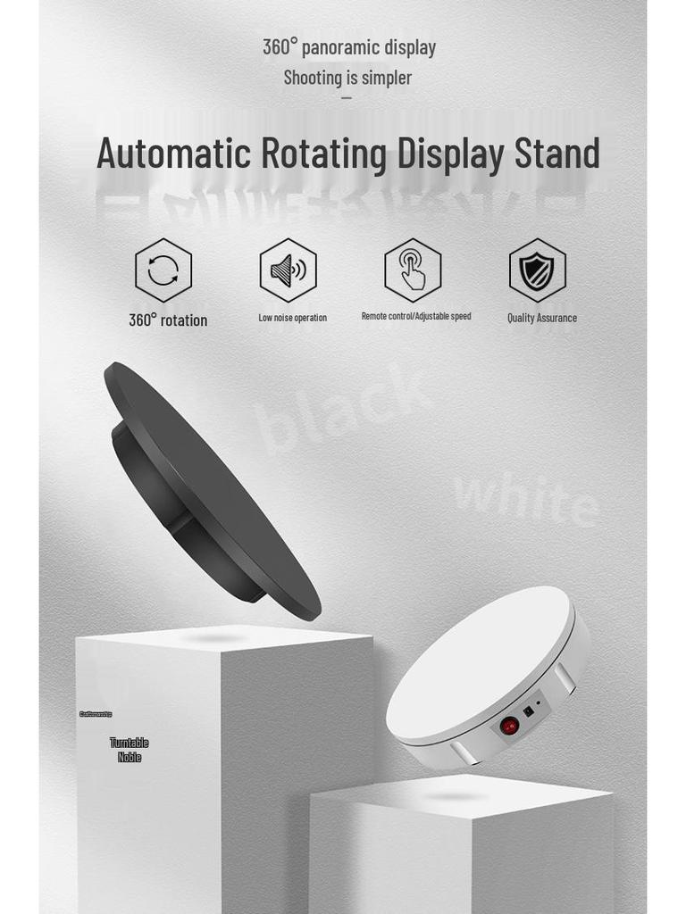 42cm Automatic Electric Rotating Display Stand for Photography and Live Video