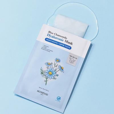 [Moisture Pack] Blue Chamomile Hyaluronic Mask Pack (10 Sheets)