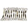 24pcs Silver Glossy Embroidery Floss Glitter Thread HandMade Yarn Cross Stitch Threads  DIY Craft