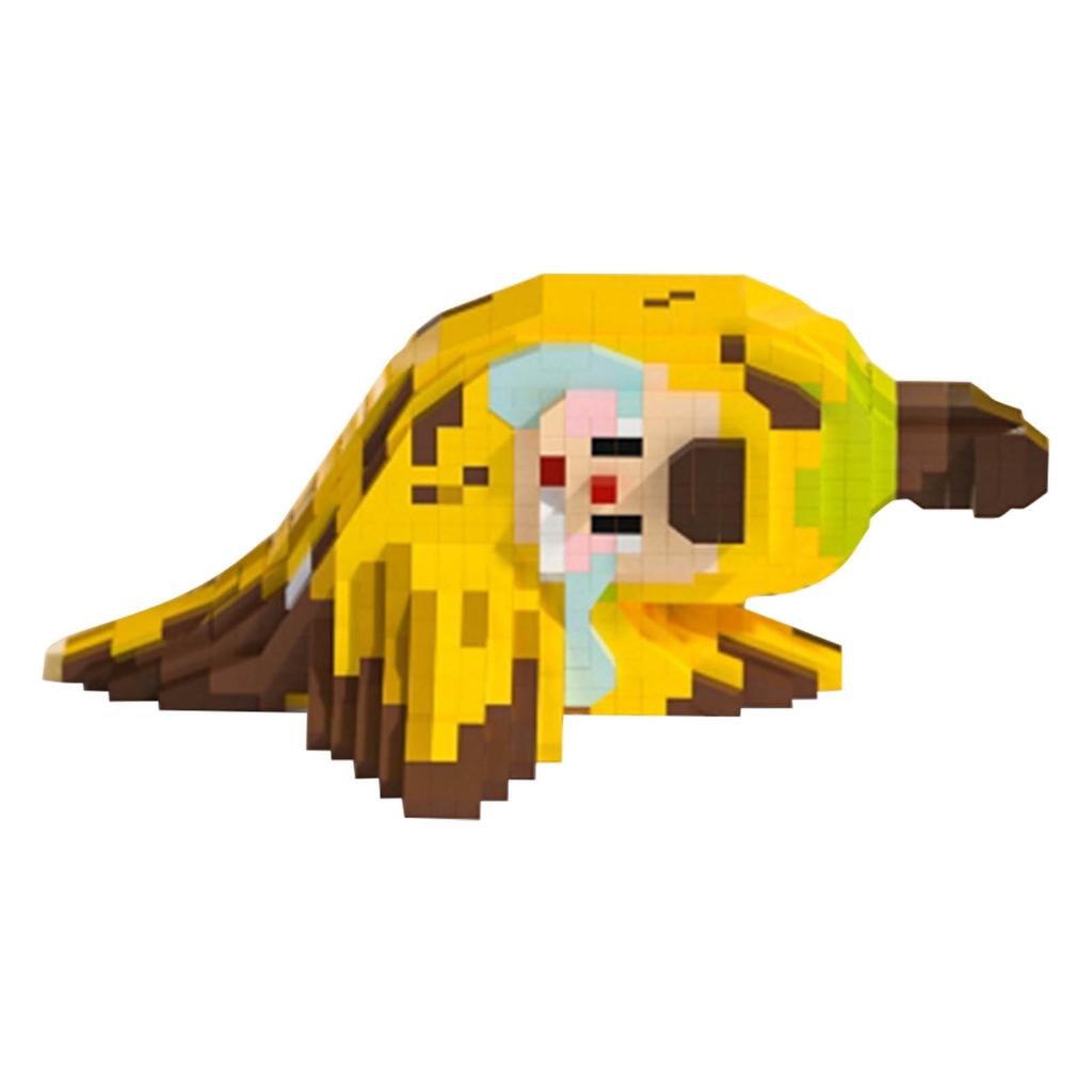 Bananas Theme Building Blocks Set Micro Building Bricks Toys Ornament Cute Building Block Toys