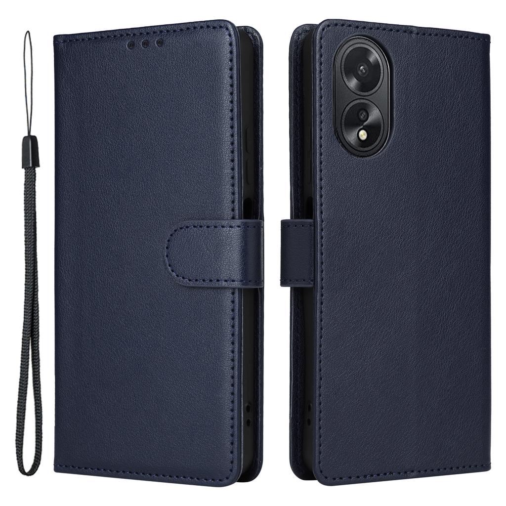 For Oppo A18 4G Mobile Phone Case   PU Leather Stand Flip Phone Cover