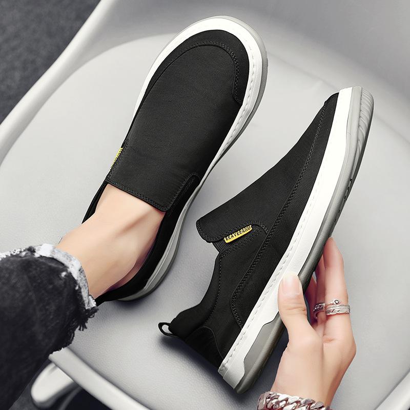 Canvas men's shoes ****** and autumn 2025 new summer breathable casual board shoes men's s**t-soled old ******* cloth shoes