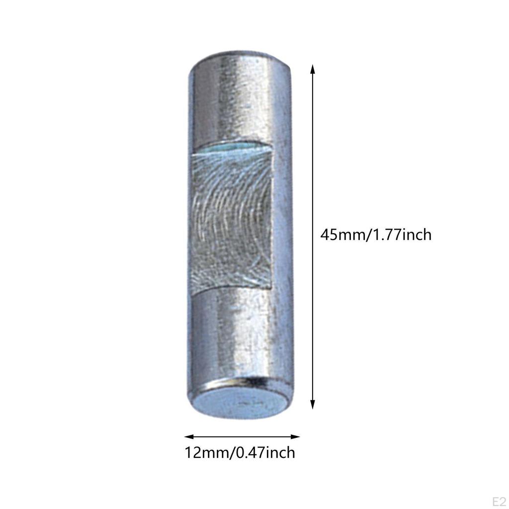 Lifting Machine Component Flat Nozzle Pin of Pump Core Metal Solid 4.5cm Length Snap for Car