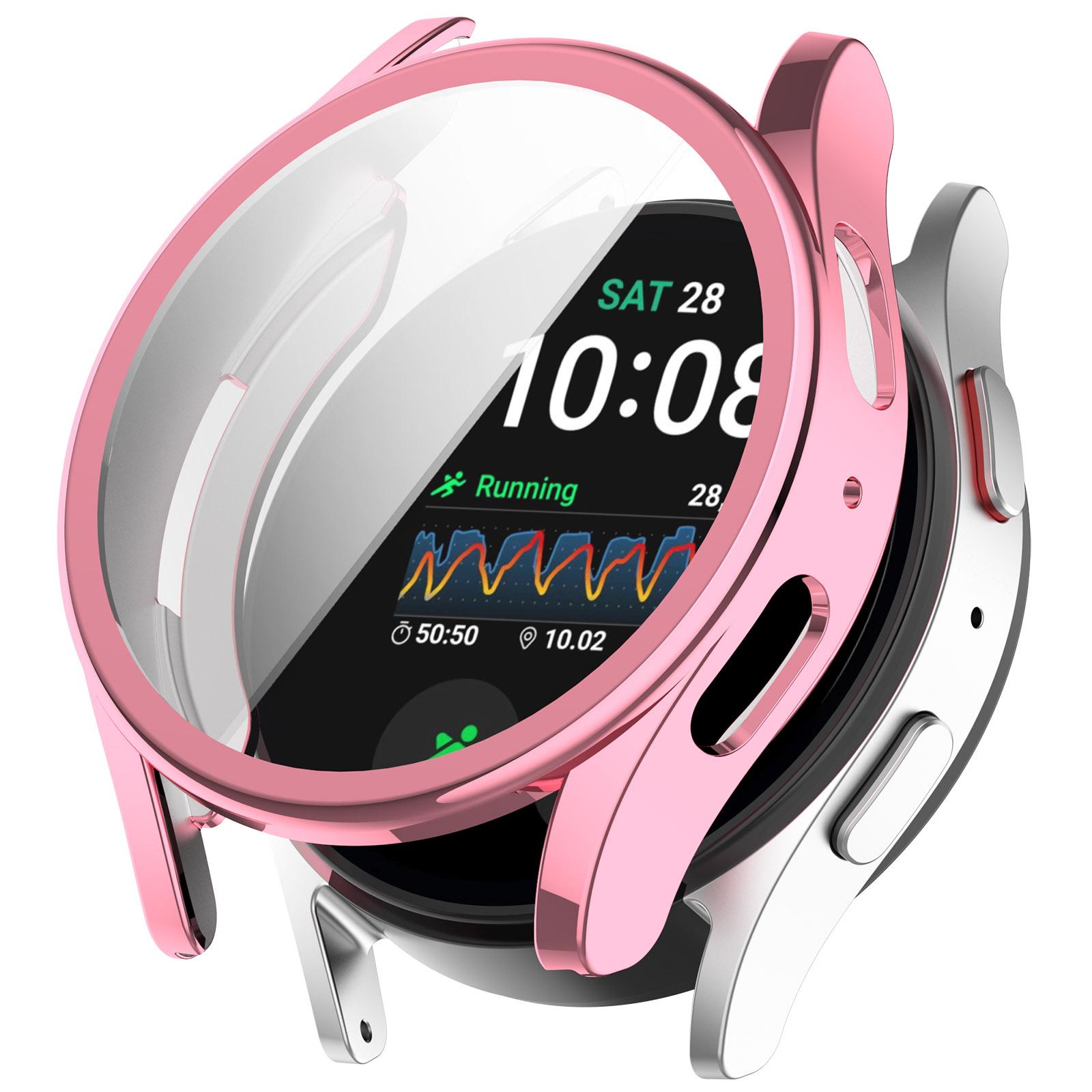 For Samsung Galaxy Watch7 44mm Electroplating TPU Watch Case TPU Full Coverage C