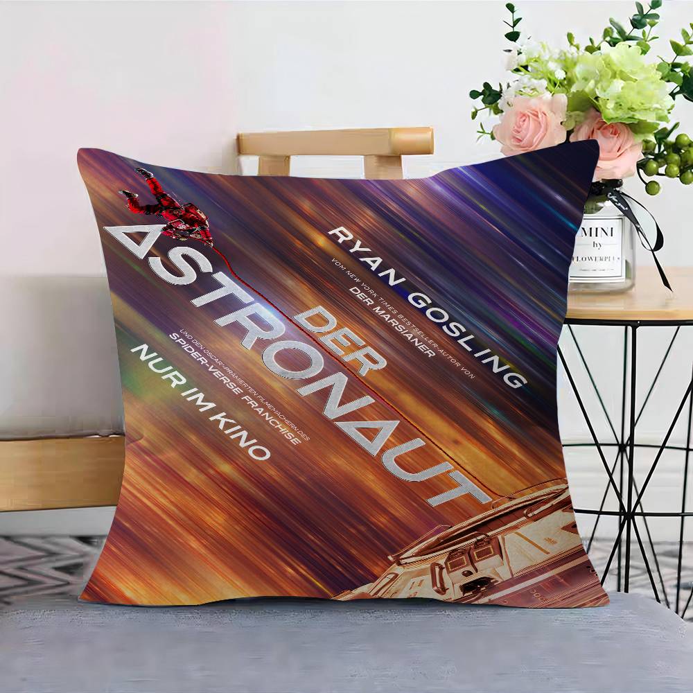 

Ryan Gosling Movie Project Hail Mary Pillow Covers Sofa Decorative Home Doublesided Printing Short Plush Cushion Cover 30X30cm