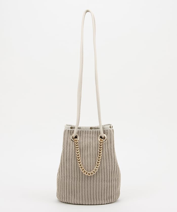 Official Tote Bag CHAIN CROCHET SM Beige Crochet [LeSportsac] BUCKET/1364 Women's